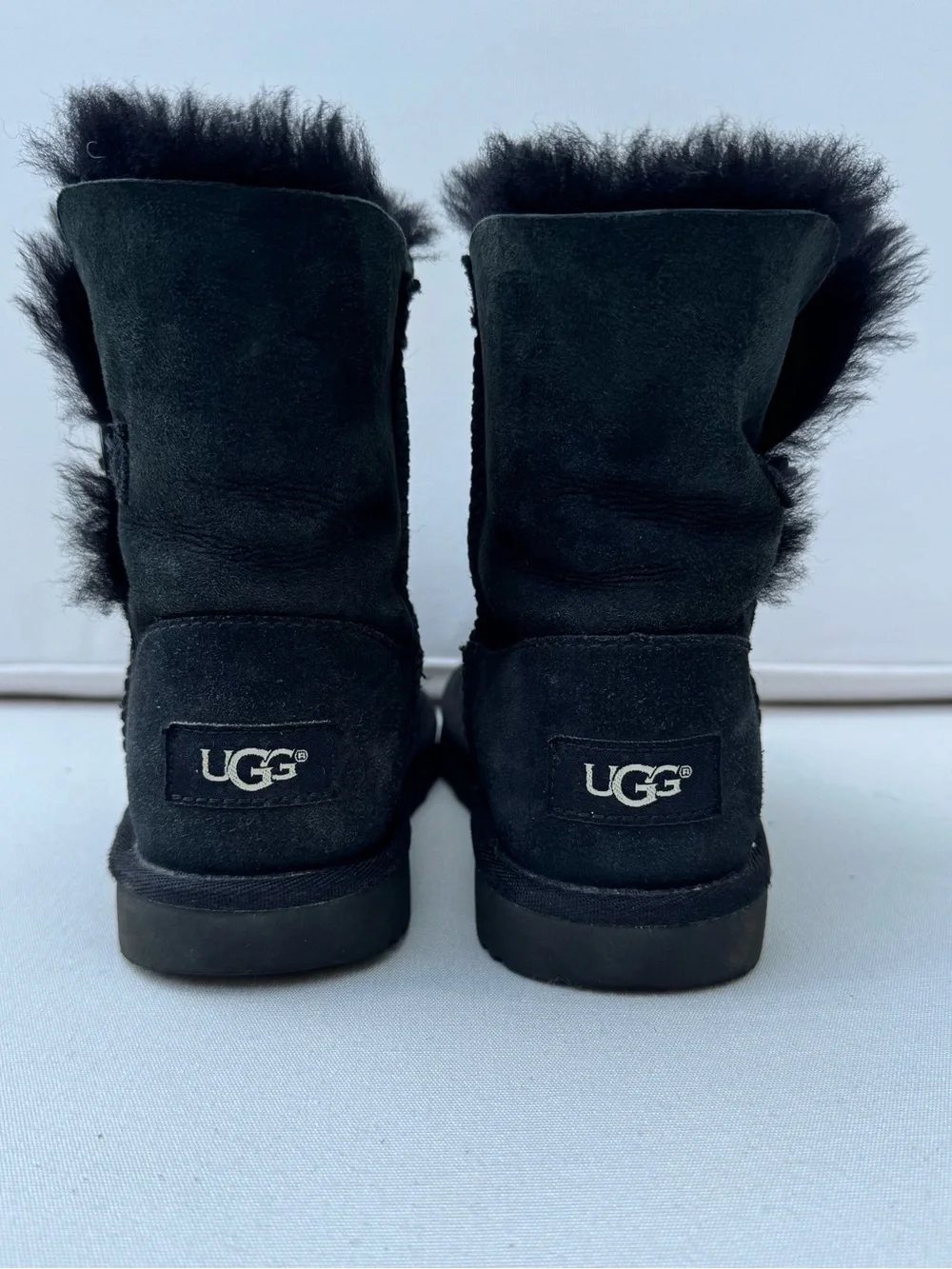 UGG Kids Bailey Button II Boots in Black